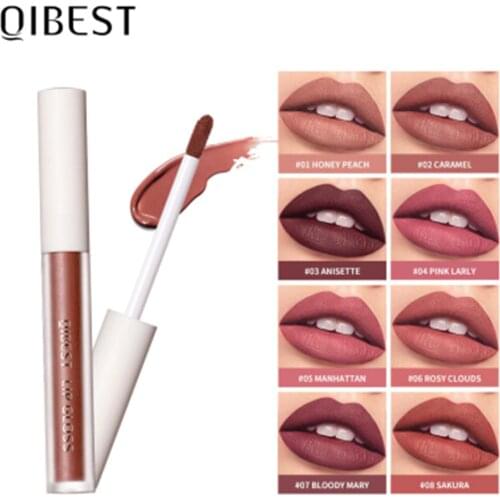 Velvet Matte Long Lasting Lip Gloss Matte Moisturizing Non-stick Cup Lip Glaze Non-fading Lip Gloss Valentines Day Present