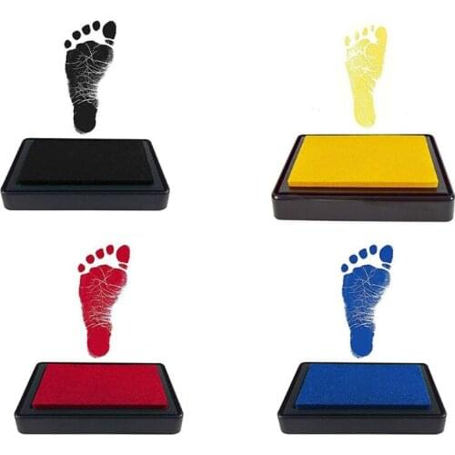 Baby Handprint Footprints Ink Pads Kits Pet Cat Dog Paw Print Souvenir Safe Non-Toxic Gifts