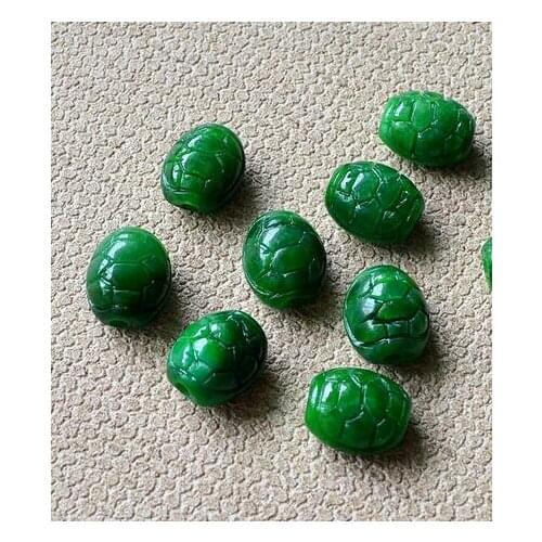 DIY home accessories jade bracelet anklet 18*14MM ice longevity turtle Yaolian a jade turtle longevity million years