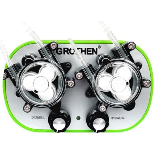 GROTHEN G728-2 Peristaltic Pump Dosing Pump Peristaltic Liquid Pump, Adjustable Flow Rate 66ml/min To 320ml/min