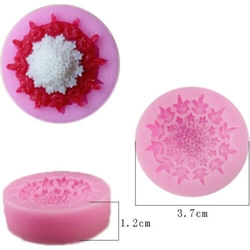 DIY Baking tool Small big soft silicone mold Double sugar cake mould jelly pudding liquid silicone baking tools Gift