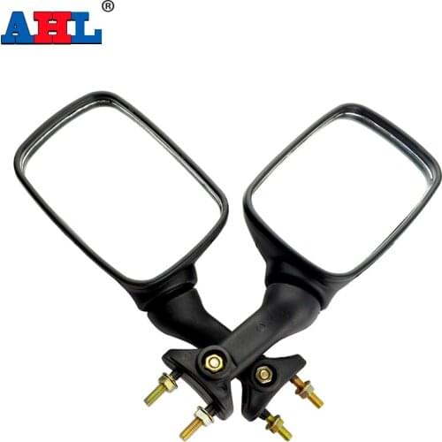 AHL Motorcycle Rear Side View Mirrors Rearview Mirror Fits For KAWASAKI ZXR250 For SUZUKI RF400 76A 78A
