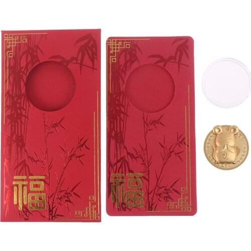 Cute Rat Commemorative Coin Chinese Zodiac Souvenir Challenge Collectible Coins Lunar Calendar Collection Art Craft