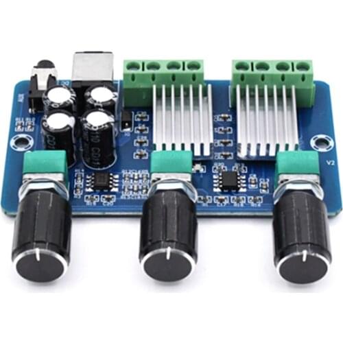 Class D Digital Stereo Power Amplifier Board 2.1 Channel w/Tuning HD 2*15W+30W