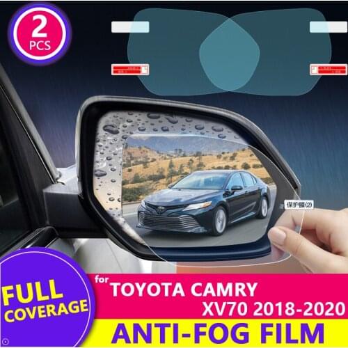 Full Cover Anti Fog Rainproof Film for Toyota Camry 70 XV70 2018 2019 2020 Car Rearview Mirror Protective Film Accessories