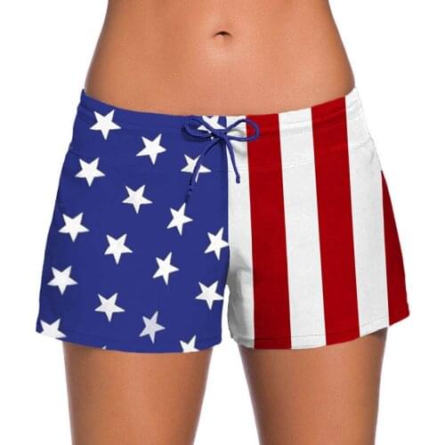 Sexy Womens Swimming Trunks Shorts Stretch Board Swimwear Pants Quick Dry Athletic Swimsuit Bikini Bottoms