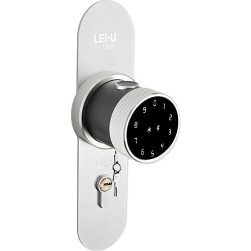Tuya Smart Fingerprint Password Bluetooth Swipe Multifunction All-in-one Lock Home Hotel Office Lock 7255