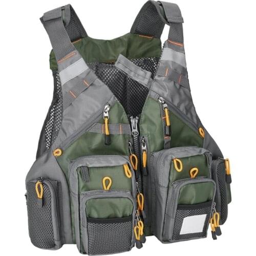 Outdoor Fishing Vest Sailing Life Jacket Vest Epe Foam Floating Kayak Outdoor Sport Life Safety Jacket Adjustable Vest