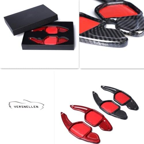 Car Paddle Steering Wheel Trims For AUDI BPG A3 A4L A5 A6L A7 R8 TT TTS 2011-2017 Shift Paddle