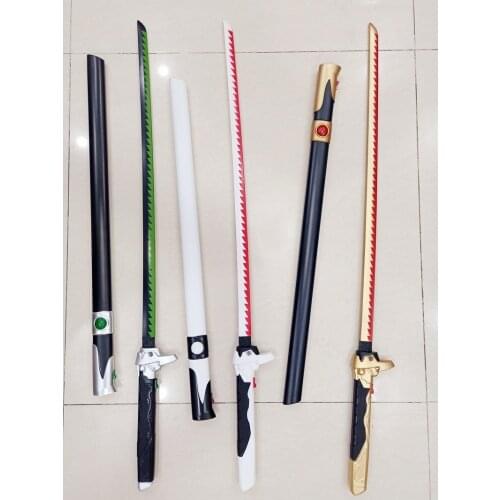 103cm Cosplay Overwatch Game Genji Evil Spirit Sheath Knife Shimada Genji Katana Role Play Game PU Weapon Model Toy Prop Sword