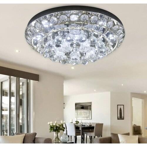 2020 New Products Led Crystal Ceiling Light 110v-220v Home Lighting Golden Round Ball Kids Ceiling Lamps Damaged Replacement