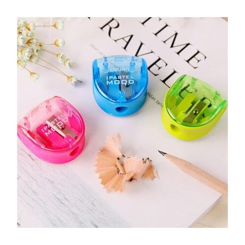 Deli 0578 Pencil Sharpener Pencil Sharpener Candy Color Pencil Sharpener Four Color Pencil Sharpener