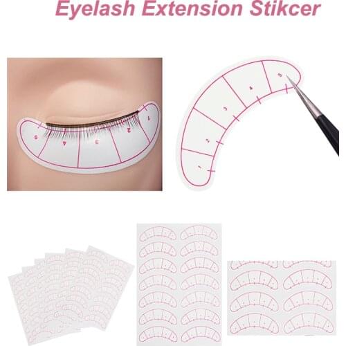 70 pairs Eyelash Sticker Patches Grafting False Eyelashes Patches Under Eyelash for Pad Eyelash Extension Make Up Tools Supplies