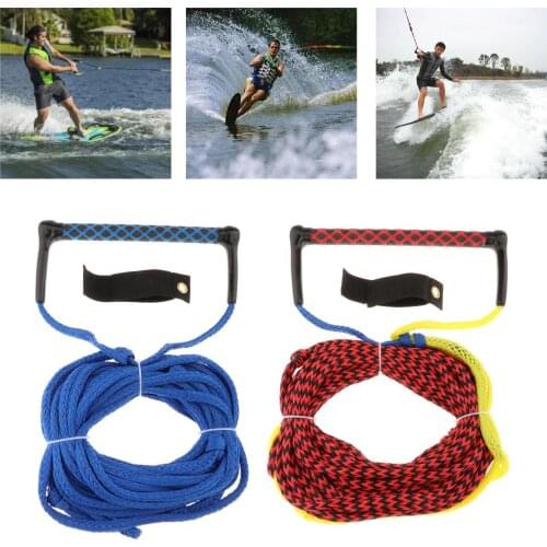 75ft Water Ski Rope Safety Surfing Tow Line With EVA Handle Grip For Wakeboard Kneeboard Surfing Water Sport Accessory 23m