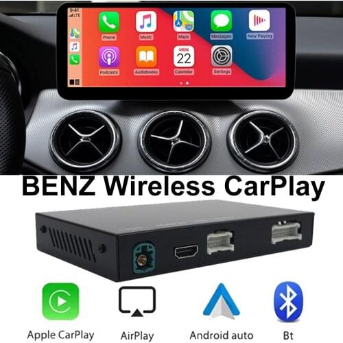 Android Auto Mirror Link AirPlay Wireless CarPlay for Mercedes Benz E-Class W213 Coupe C207 S-Class W222 2014-2018 with CarPlay