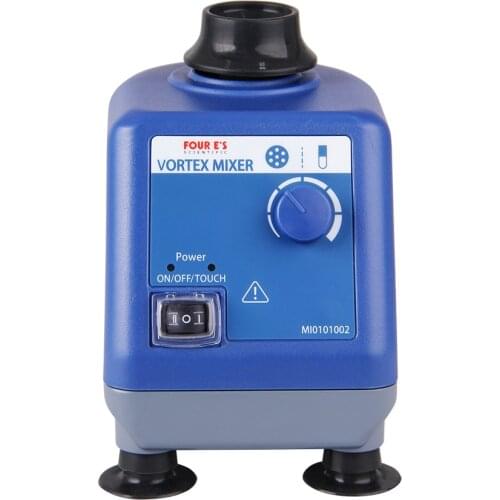 Lab Vortex Mixer Speed 0-3000rpm, Orbital Diameter 6mm, 50/60Hz, Touch and Continuous Modes Mix 50ml containers Within 3 Seconds