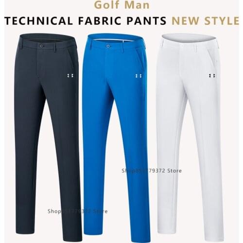 Mens Golf Pants Sport Casual Golf Pants Ventilated Quick Dry Summer