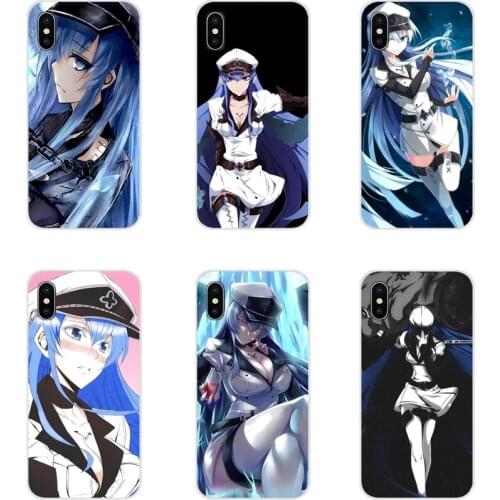 Soft Transparent Cases Covers Esdeath Akame ga Kill amine For Huawei Y5 Y6 Y7 Y9 Prime Pro GR3 GR5 2017 2018 2019 Y3II Y5II Y6II