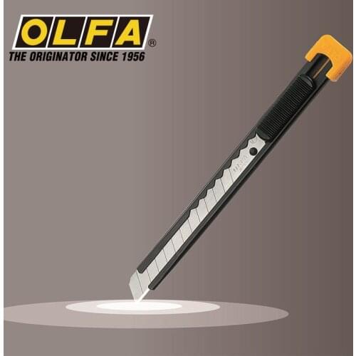 OLFA small light metal grip art 9mm light compact black metal case S-knife