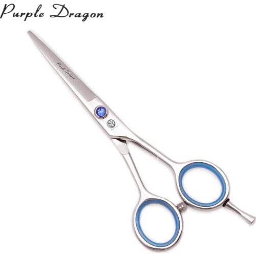 Scissors For Barber 4" 5" 5.5" Purple Dragon Japan Stainless 1117# Cutting Scissors Professional Hair Scissors Salon Haircut Set
