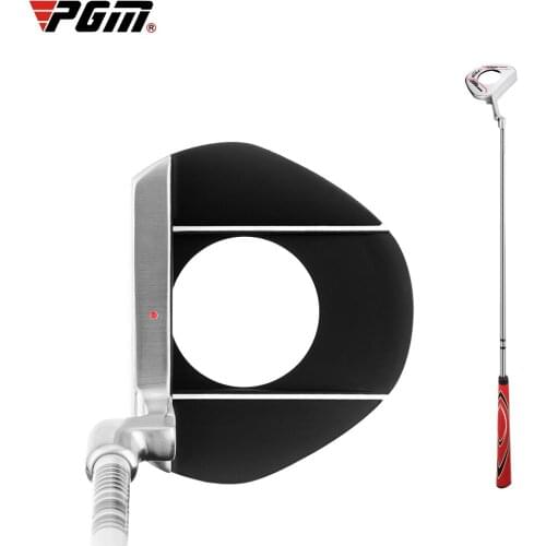 Rubber Grip PGM TUG032 Golf Club Mens Right Hand Putter Low Center Of Gravity With Aiming Line With Ball Picking Function