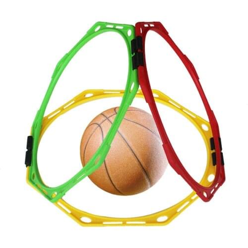 Basketball training assistant breaks through the hexagonal octagonal physical fitness ring of nimble footstep circle