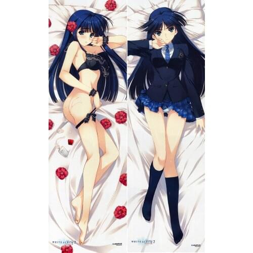 Popular galgame white album 2 anime Characters sexy girl touma kazusa throw pillow cover body Pillowcase Dakimakura Double-sided