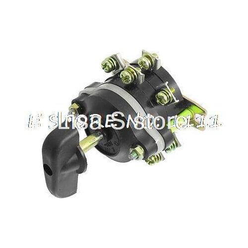 Rotary 3 Position 8 Screws Terminals Changeover Combination Switch 380V 10A