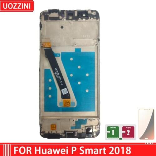 For Huawei P Smart LCD+Touch Display With Frame Digitizer Display For Huawei P Smart 2018 FIG-LX1/L21/L22 LCD Display