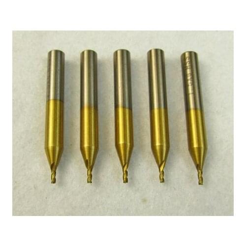2.0 mm Titanium End Milling Cutter For Vertical Key Machine Parts Locksmith Tools Cutters Bits Steel Drill 5 pieces/lot