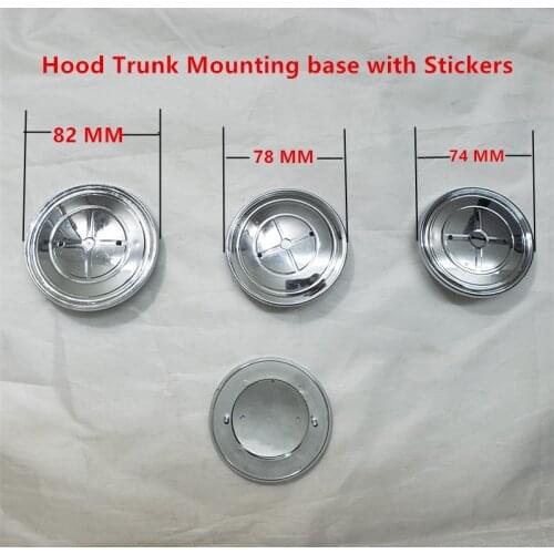 2pcs 82mm 74mm 78mm Blue White Carbon fibre Black White Hood Trunk Emblem Logo for BMW E46 E39 E36 E60 E90 F30 E53 E34 E30 F10