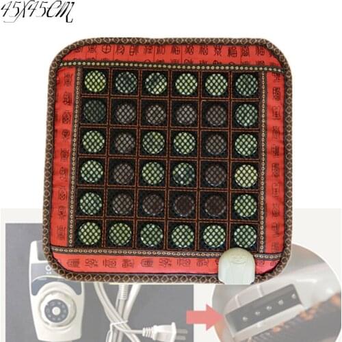 2019 New product! therapy heated jade cushion pad heating cushion 45*45CM