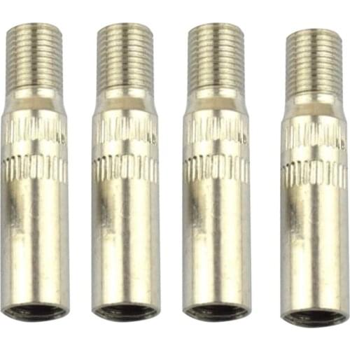 4pcs/Set Chrome Metal Car Truck Caravan Tyre Wheel Valve Extensions Extender Caps Stem for Van Caravan