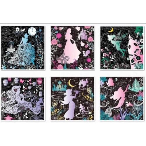 5D DIY Diamond Embroidery Black Board Carttoon Art Home Decor Full Square Rhinestone Mosaic Needlework Painting Wall Sticker LRR