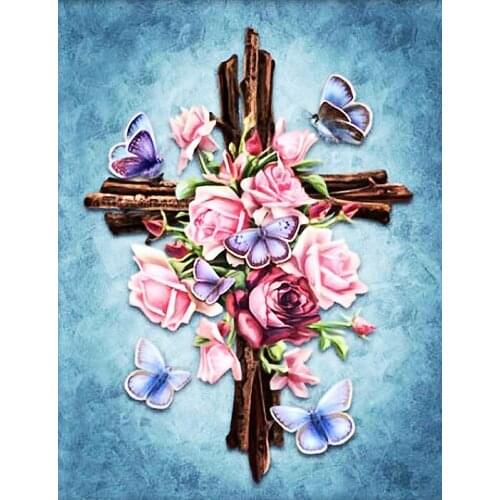 A12751 rose Product Egypt Long-staple Cotton Self-Made No Needlecross stitch kits Van Gogh Wheat Field