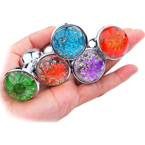 Butt Plug Dildo Anal Plug Crystal Jewelry Stainless Steel Anal Beads Heart G-spot Stimulator Sex Toys Gay Sex Products Sex Shop