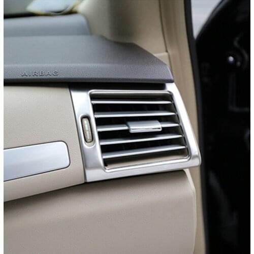 Center Console Both Side Air Outlet Frame Trim 2Pcs For Meredes Benz R Class W251 R320 300 350 400 2010-2018 Stainless Steel