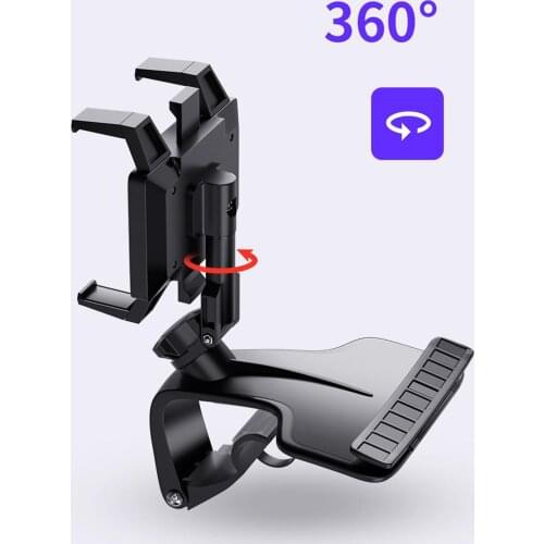 360° Car Mobile Phone Holder Stand Mount Clip Adjustable Easy To Switch
