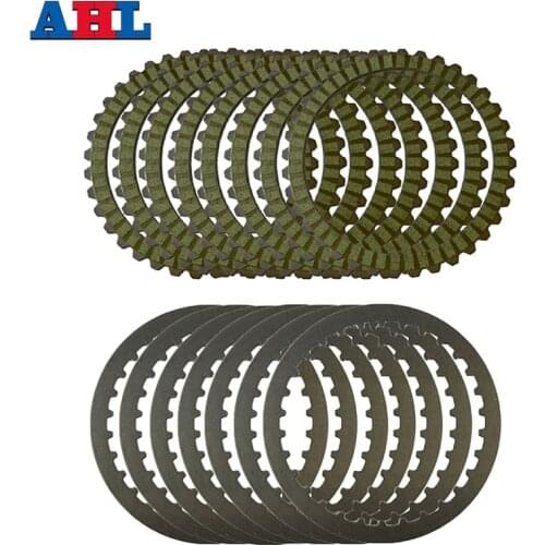 Motorcycle Engine Parts Clutch Friction Plates Kit & Steel Plates For Harley Low Rider FXRS 1990