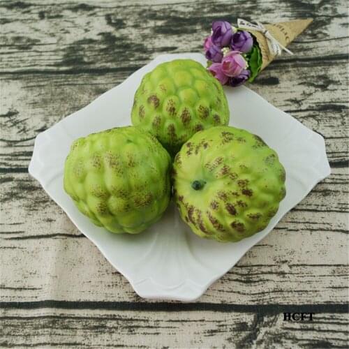 Home hotel bar cafe restaurant Shop Store decoration faux artificial Simulation sugar apple Custard apple fake fruit model