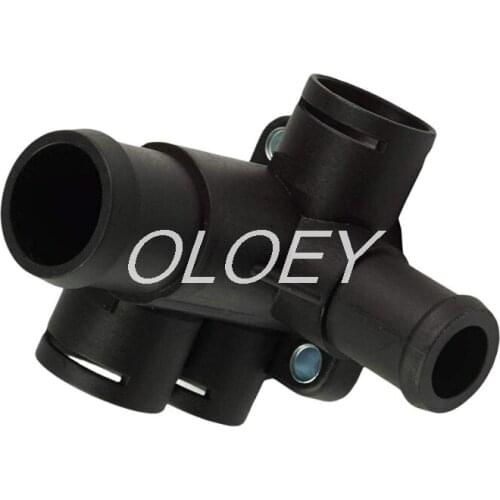Thermostat housing plastic housing outlet pipe 037121132B 037121133B for V-W AUDI SEAT Caddy Corrado Golf Mk1 Mk2 Je-tta