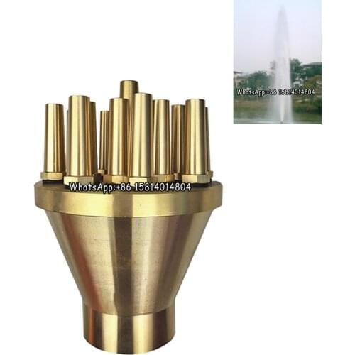 Brass Center Upward Fountain,Upward Fountain Head,Porous Fountain,Swimming Pool Center Fountain,Pond landscape Music Fountain