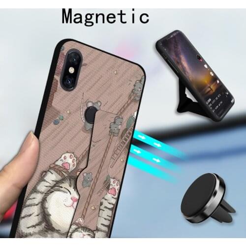 Full Cover Magnet Case For XiaoMi Mi Mix 2 2S 3 Mix2 Soft Rubber Silicone Cover For Xiaomi Mi Max 2 3 Pro