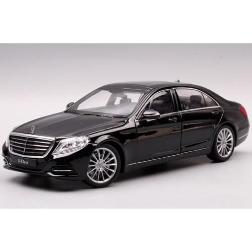 WELLY 1:24 Mercedes Benz W222 Car S-Class S350 S500 Alloy Car Model Metal Diecast Toy Vehicle for Collection Gift Collectible