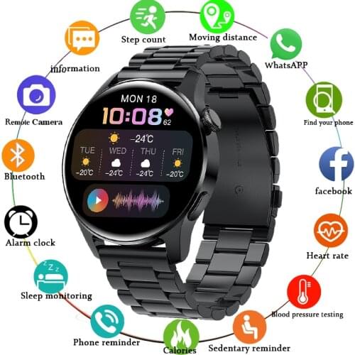 2021 New Smart Watch Bluetooth Call Smartwatch Men waterproof Sport Fitness Bracelet Clock Watches For Android Xiaomi Huawei