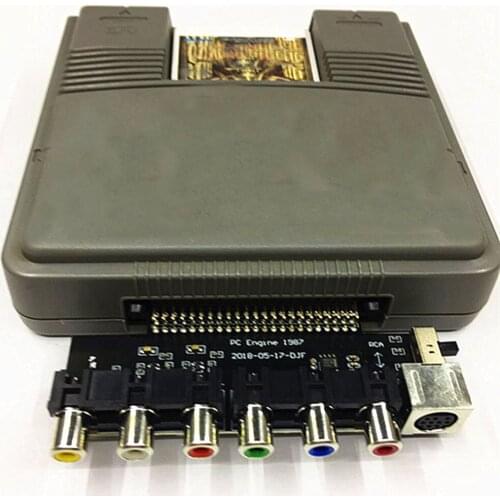 Upgrade Video Booster RGBS Signal Output Audio Output RGBS Card for NE-C PCE PC Engine Console For Grafx TV AC RGBS conveter