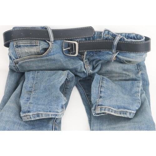 Simple casual black PU Leather belts matt nickel Pin buckle Adjustable buckle For Dress Jeans Waist accessories For Ladies Women