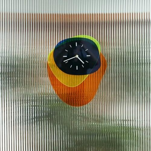 Nordic High-grade Acrylic Wall Clock Creative Geometry Clock Home Living Room Office Wedding Decoration Ornaments Accessories