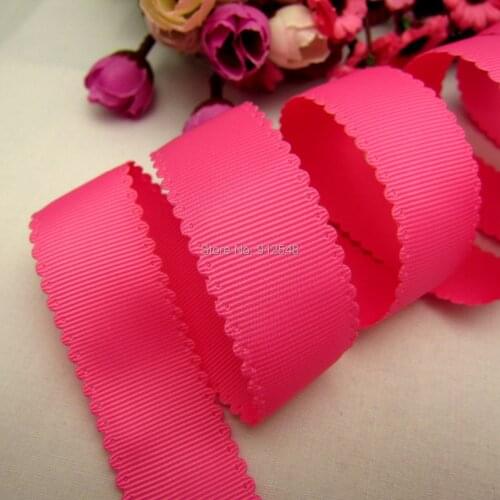 14911200, 25mm Solid color grosgrain ribbon lace Edge, DIY handmade wedding gift packaging material