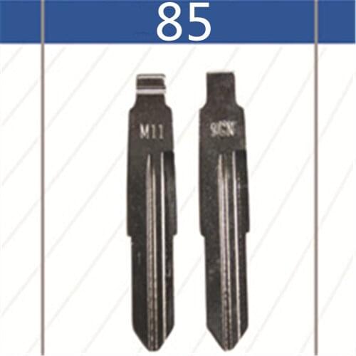 2 Pcs Uncut Replacement Car Key Blade for CHERY M11 Flip Key No.85 Blank Car Key Blade